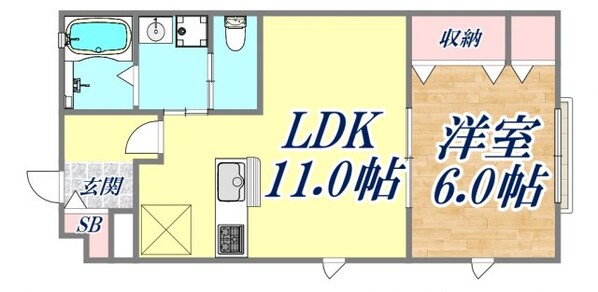 エスプラス夙川の物件間取画像